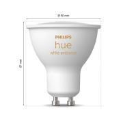 Philips Hue White Ambiance LED reflectorlamp GU10 4,2 W