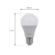 LUUMR Slimme LED E27 9W mat RGBW CCT ZigBee Tuya Hue