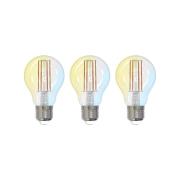 LUUMR Slimme LED, E27, 7W, ZigBee, Tuya, Hue, set van 3