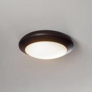 LED buiten plafondlamp Berta, zwart, CCT