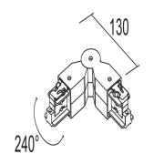 Ivela zwenkverbinding 3-fasensysteem LKM wit