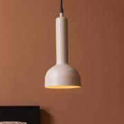 PR Home hanglamp Bainbridge, beige, Ø 15 cm metalen plug