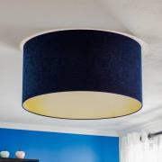 Plafondlamp Golden Roller Ø 60 cm donkerblauw/goud