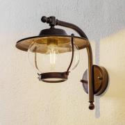 Buitenwandlamp Betulle, gebruineerd messing