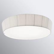 Bover Plafonet 95 - textiel-plafondlamp, Band wit