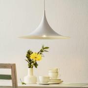 Gubi hanglamp Semi, Ø 47 cm, wit