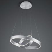 LED hanglamp Delta, 2-lamps, CCT, alu