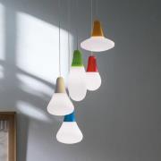 Martinelli Luce hanglamp Ciulifruli, rood, polyethyleen