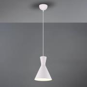 Hanglamp Enzo, 1-lamp, Ø 20 cm, wit