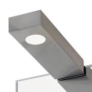 Wand- en spiegellamp Flat 2 LED, mat nikkel