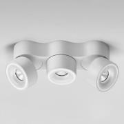EGG DLS LED spot Clippo Trio, 3-lamps, wit, dimbaar
