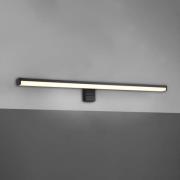 LED wandlamp Lino, mat zwart/wit