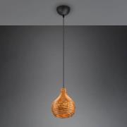 Hanglamp Sprout van rotan, 1-lamp, natuur