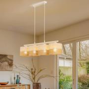 Linobianco hanglamp, linear, 4-lamps