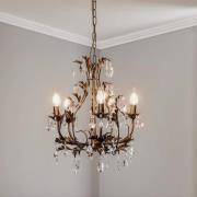 Kroonluchter Botte van metaal 5-lamps brons