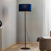 Vloerlamp Golden Roller donkerblauw/goud