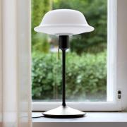 UMAGE Butler tafellamp glazen kap, voet zwart