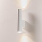 Wandlamp Tube van aluminium up and down wit