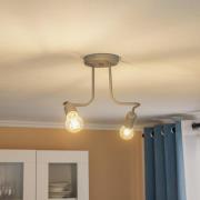 Plafondlamp Joiy, 2-lamps, grijs