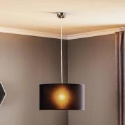 Hanglamp Roller, zwart, Ø 45 cm