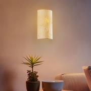 Wandlamp Aston, hoogte 32 cm, kurk-look