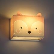 Little Fox wandlamp voor kinderen met stekker