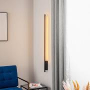 Quitani Talon LED wandlamp mat zwart geanodiseerd