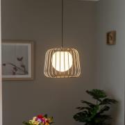 Hanglamp Ladore Ø 27 cm, zwart-chroom