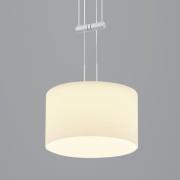 BANKAMP Strada Grand Opal hanger, aluminium, 4-lamps, 185 cm