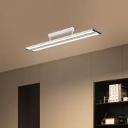 Prios Yuela LED plafondlamp, DALI, 120 cm, wit