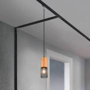 Hanglamp Tosh DUOline met houtdetail