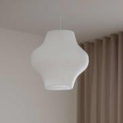 PR Home hanglamp Sani, Ø44,5cm, wit, afhanghoogte wit, E14