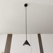 Elit hanglamp, 1-lamp, zwart, metaal