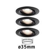 Paulmann Nova Mini plus LED easydim per 3 zwart