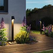 Paulmann Caissa sensor-tuinpadverlichting antraciet 3000K
