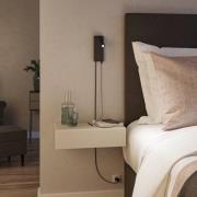 Paulmann Hulda USB LED wandspot 3-staps dimbaar zwart