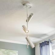 Plafondspot Leda 3, 3-lamps, wit