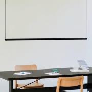 HAY hanglamp Factor Linear directional, zwart, draaibaar
