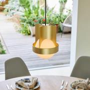 Tala hanglamp Loop Large, aluminium, LED-bol, goud