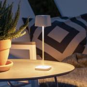 LED tafellamp Capri-Mini voor buiten, wit