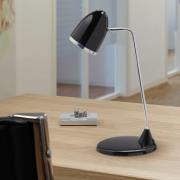 Starlet bureaulamp, zwart, 41 cm, metaal E27