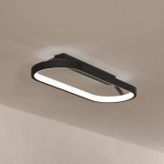 LED plafondlamp Codriales in zwart