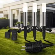 LED grondspies lamp 3925032 12V 3x-starterset roestvrij staal Ø 4 cm