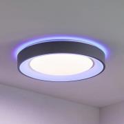 LED plafondlamp Lindby, RGB, CCT, afstandsbediening, dimbaar