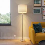 Lindby Everly vloerlamp met stoffen kap