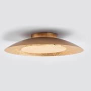 LED plafondlamp Keti in goudlook, Ø 34,5 cm