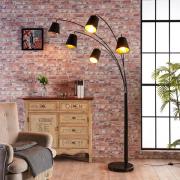 5-lamps vloerlamp Tinne