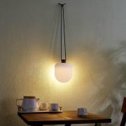 Lindby LED buiten hanglamp Eleia, 2.700 K, 16 cm, oplaadbare batterij