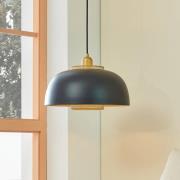 Lindby Miraca hanglamp in zwart en goud