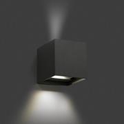 LED buitenwandlamp Olan, donkergrijs